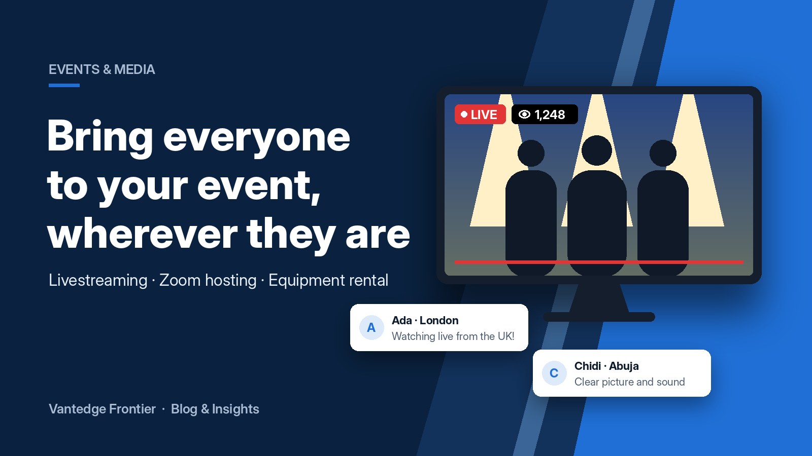 Can’t Be There in Person? How Event Livestreaming Brings Everyone Together